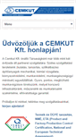 Mobile Screenshot of cemkut.hu